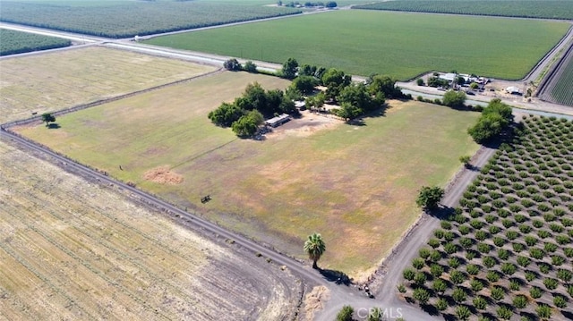 45660 Shain Ave, Dos Palos, CA 93620 - aerial view of property's location with rural landscape and farmland
