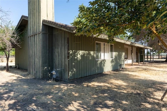 45660 Shain Ave, Dos Palos, CA 93620 - view of home's exterior featuring a chimney