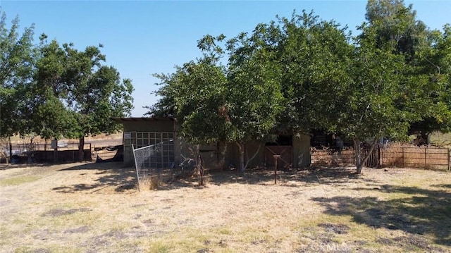 45660 Shain Ave, Dos Palos, CA 93620 - view of yard with an outbuilding