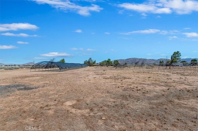 23405 Ramona Ave, Apple Valley, CA 92307 - view of yard with a view of rural / pastoral area and a mountain view