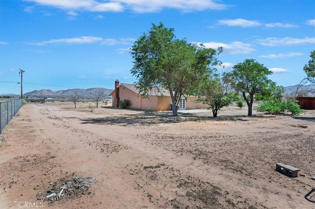 23405 Ramona Ave, Apple Valley, CA 92307 - view of yard featuring a mountain view