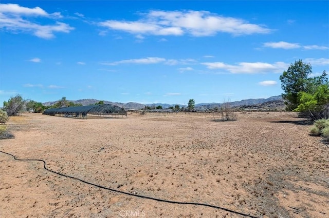 23405 Ramona Ave, Apple Valley, CA 92307 - view of yard with a mountain view and a view of countryside