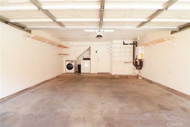 14005 Arthur Ave Unit 21, Paramount, CA 90723 - garage with separate washer and dryer and a garage door opener