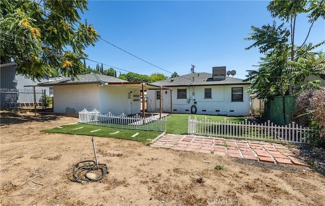 35354 Ave A, Yucaipa, CA 92399 - rear view of property with a patio area