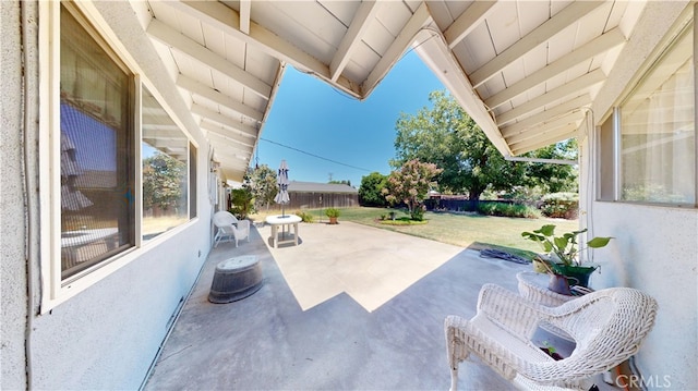 125 Hilton St, Madera, CA 93637 - fenced backyard featuring a patio area