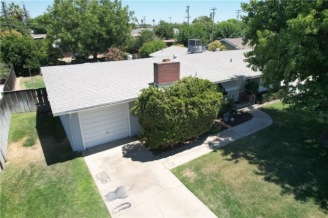 125 Hilton St, Madera, CA 93637 - aerial view of property and surrounding area