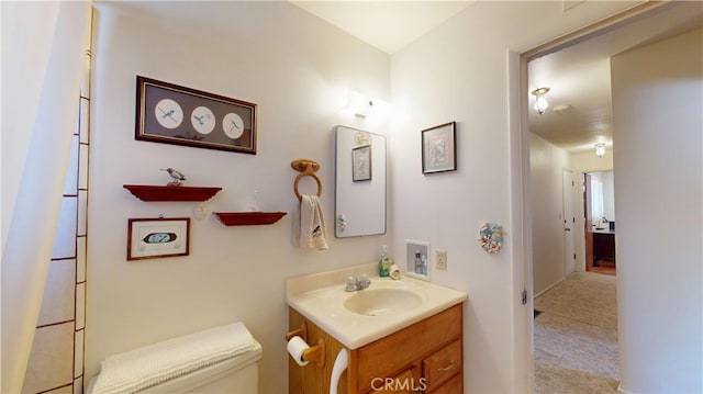 125 Hilton St, Madera, CA 93637 - bathroom featuring vanity and toilet