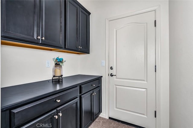 860 Fritz Dr, Los Banos, CA 93635 - laundry room featuring carpet flooring