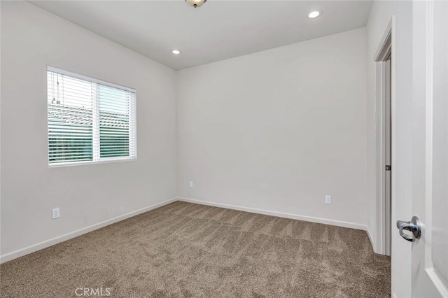 860 Fritz Dr, Los Banos, CA 93635 - carpeted spare room featuring baseboards and recessed lighting