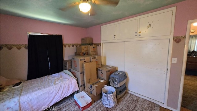 7044 Pellet St, Downey, CA 90241 - bedroom featuring ceiling fan and a closet