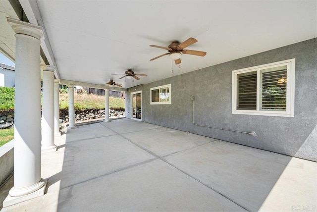 8149 Calico St, San Diego, CA 92126 - view of patio featuring ceiling fan