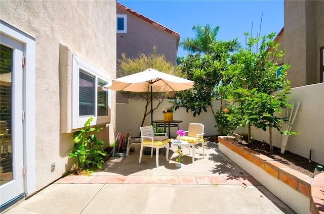 19 Las Cruces, Irvine, CA 92614 - fenced backyard with a patio area and outdoor dining area