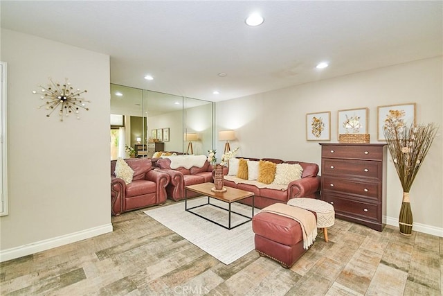 19 Las Cruces, Irvine, CA 92614 - living area featuring recessed lighting and light wood finished floors