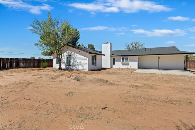 15615 Erie Rd, Apple Valley, CA 92307 - back of property with a chimney