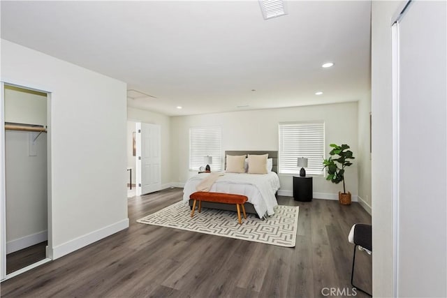 15615 Erie Rd, Apple Valley, CA 92307 - bedroom with wood finished floors and recessed lighting