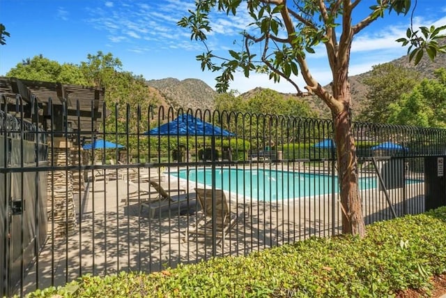 57 Mountain Laurel Way, Azusa, CA 91702 - community pool featuring a mountain view