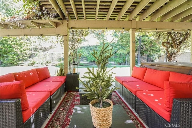 57 Mountain Laurel Way, Azusa, CA 91702 - wooden terrace featuring outdoor lounge area