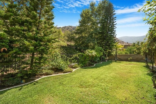57 Mountain Laurel Way, Azusa, CA 91702 - fenced backyard featuring a mountain view