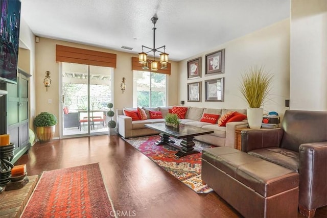 57 Mountain Laurel Way, Azusa, CA 91702 - living area featuring wood finished floors