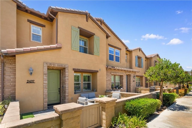 2437 Sanabria Ln, Brea, CA 92821 - rear view of house with stucco siding