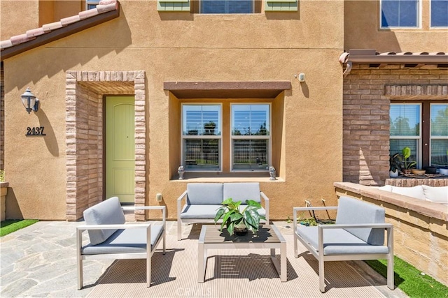 2437 Sanabria Ln, Brea, CA 92821 - view of patio with an outdoor living space