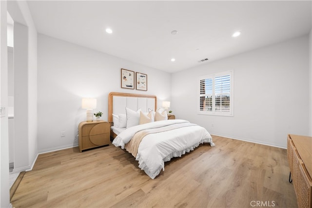 2437 Sanabria Ln, Brea, CA 92821 - bedroom featuring light wood-style floors and recessed lighting