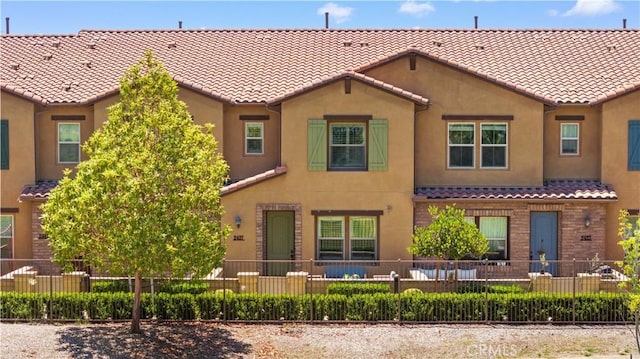 2437 Sanabria Ln, Brea, CA 92821 - view of front of property with a tiled roof and stucco siding