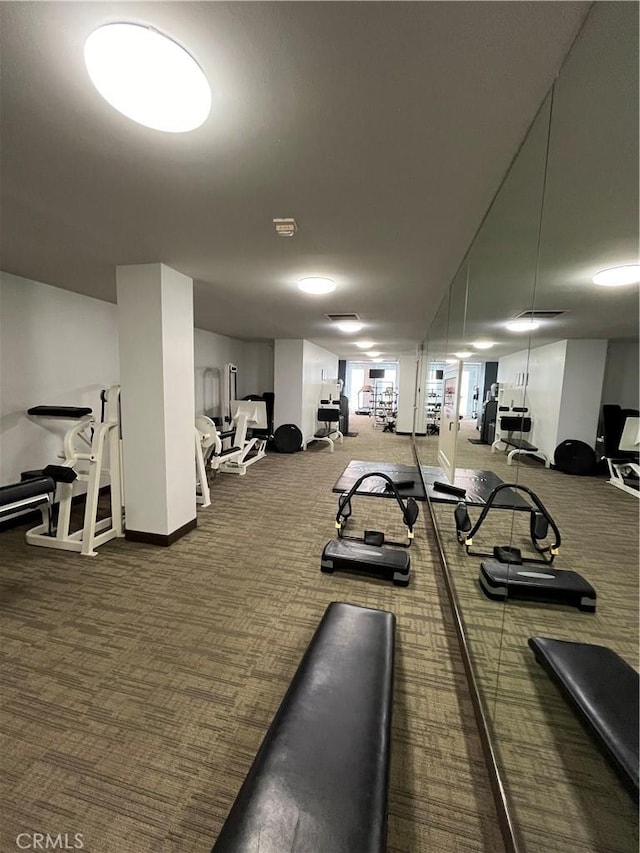 800 W 1st St Unit 2002, Los Angeles, CA 90012 - workout area featuring carpet
