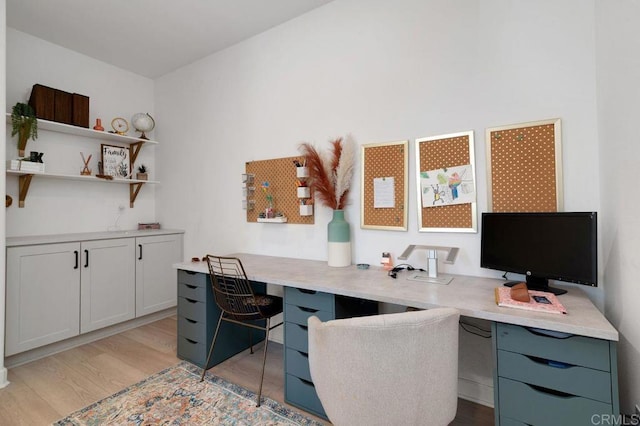 2051 Julie Dawn Pl, Escondido, CA 92026 - office featuring light wood-style floors