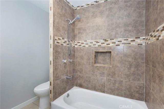 1435 E Colon St, Wilmington, CA 90744 - bathroom featuring bathtub / shower combination and tile patterned floors