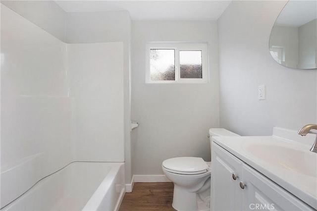 1435 E Colon St, Wilmington, CA 90744 - full bath with wood finished floors, vanity, and bathing tub / shower combination