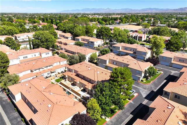 43441 30th St W Unit 3, Lancaster, CA 93536 - aerial perspective of suburban area featuring a mountain backdrop