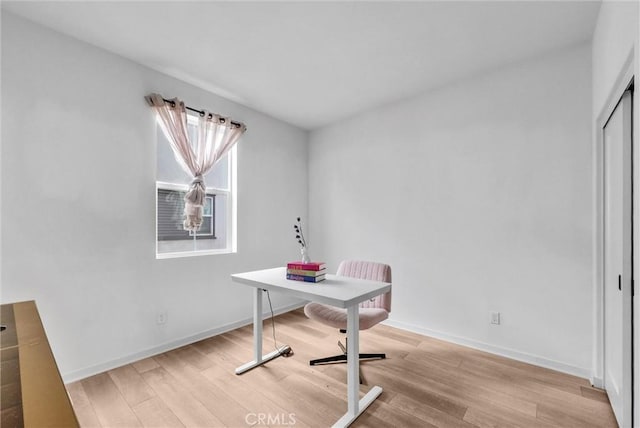 791 S Mosaic St, Anaheim, CA 92805 - office area with light wood-type flooring