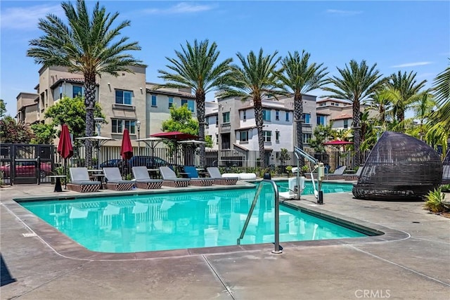 791 S Mosaic St, Anaheim, CA 92805 - community pool featuring a patio