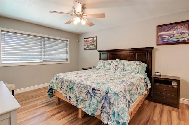 1523 Finegrove Ave, Hacienda Heights, CA 91745 - bedroom featuring light wood-style flooring and a ceiling fan
