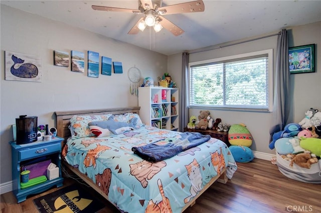1523 Finegrove Ave, Hacienda Heights, CA 91745 - bedroom featuring wood finished floors and a ceiling fan