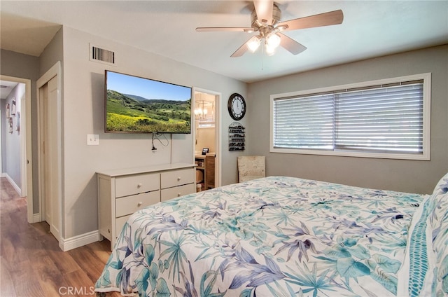 1523 Finegrove Ave, Hacienda Heights, CA 91745 - bedroom with wood finished floors and a ceiling fan