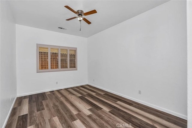 658 Tusky Ave, Los Banos, CA 93635 - unfurnished room featuring wood finished floors and a ceiling fan