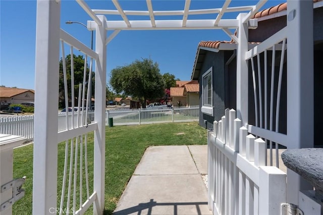 658 Tusky Ave, Los Banos, CA 93635 - view of patio with a pergola