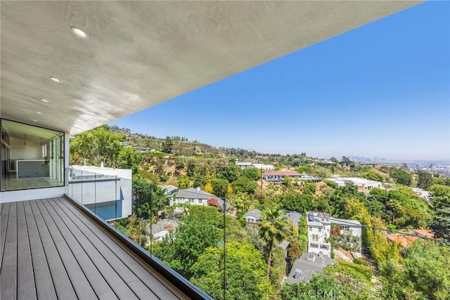 9336 Lloydcrest Dr, Beverly Hills, CA 90210 - balcony featuring view of scattered trees