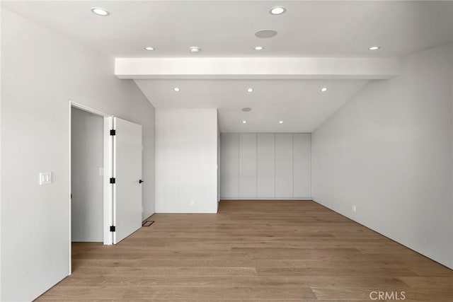 9336 Lloydcrest Dr, Beverly Hills, CA 90210 - unfurnished room featuring recessed lighting and light wood-style flooring
