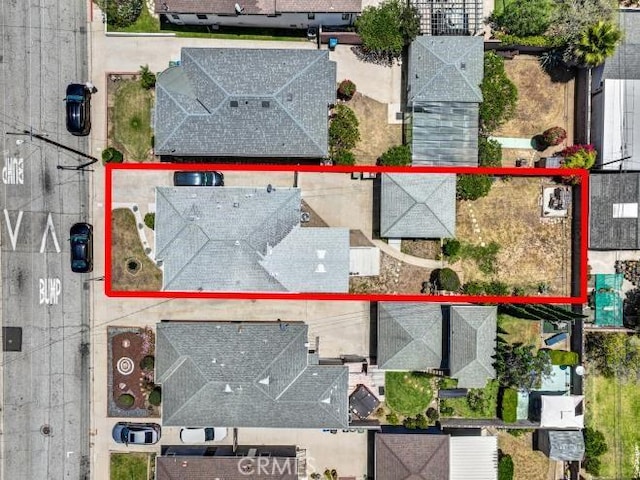 4708 W 132nd St, Hawthorne, CA 90250 - aerial overview of property's location with property parcel outlined