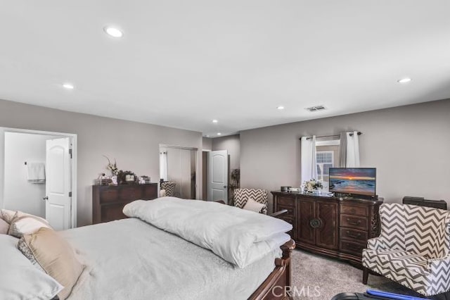 4708 W 132nd St, Hawthorne, CA 90250 - carpeted bedroom featuring recessed lighting