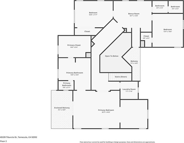 45339 Tiburcio Dr, Temecula, CA 92592 - view of room layout