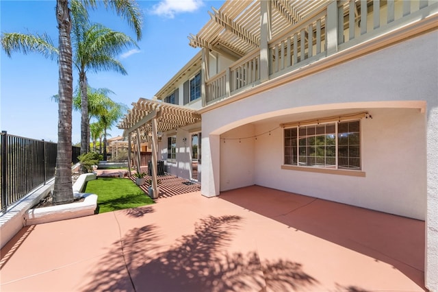45339 Tiburcio Dr, Temecula, CA 92592 - patio / terrace with a patio and a pergola