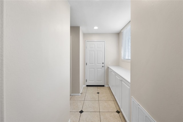 45339 Tiburcio Dr, Temecula, CA 92592 - hall featuring light tile patterned flooring and recessed lighting