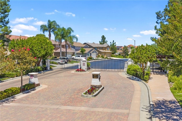 45339 Tiburcio Dr, Temecula, CA 92592 - view of pool with a gate and a residential view