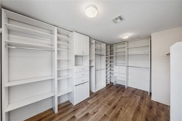 45339 Tiburcio Dr, Temecula, CA 92592 - walk in closet featuring dark wood-type flooring