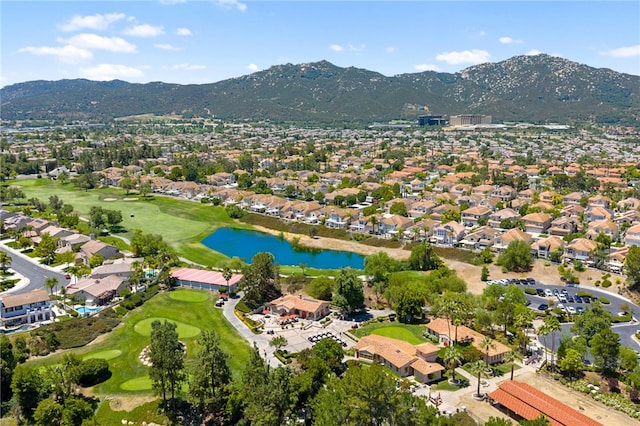 45339 Tiburcio Dr, Temecula, CA 92592 - view of property location featuring a golf club, a water and mountain view, and nearby suburban area