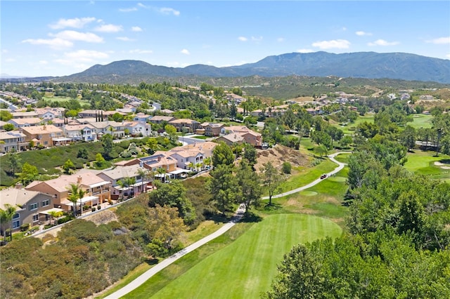 45339 Tiburcio Dr, Temecula, CA 92592 - aerial overview of property's location featuring mountains and nearby suburban area